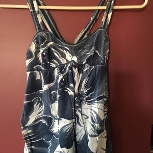 Hollister flower tank top